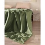 Madame Coco Ciel Tek Kişilik %100 Pamuk Saten Nevresim - Haki - Görsel 2