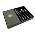 Es Dekor Bellissimo Gold 30 Parça Çatal Kaşık Bıçak Set Sofra Mutfak Paslanmaz Çelik 6 Kişilik Yemek - Görsel 3