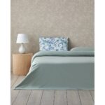 English Home Chaotic Garden Pamuklu Çift Kişilik Nevresim Seti 200x220 cm Mavi - Yeşil - Görsel 2