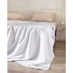 Madame Coco Ciel Tek Kişilik %100 Pamuk Saten Nevresim - Gri - Görsel 2