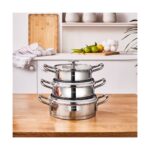 Karaca Vapor New Indüksiyon Tabanlı 6 Parça Sahan Çelik Tencere Seti