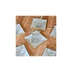 Sudedi Home Calabria Kare Opal Altın Yaldızlı 6 Kişilik Çay Bardağı Takımı - Görsel 5