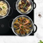 Serenk Modernist 6 Parça Çelik Tencere Seti, 18/10 Paslanmaz Çelik, 18-22-26 cm - Görsel 2