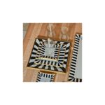 Sudedi Home İwon Black Kare Opal 31 Parça Altın Yaldızlı 6 Kişilik Kahvaltı Takımı