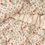 Bella Maison Florian Pamuklu Tek Kişilik Nevresim Seti Kiremit (160x220 cm) - Görsel 2