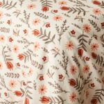 Bella Maison Florian Pamuklu Tek Kişilik Nevresim Seti Kiremit (160x220 cm) - Görsel 4