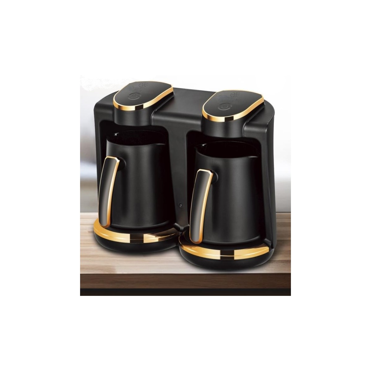 110001003234577.jpg Torima 202 Double Türkçe Sesli Komut Türk Kahvesi Makinesi 250ML+250ML 8 Fincan Kapasiteli - Görsel 1