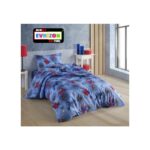 Evrizon Erkek Çocuk Örümcek Adam Mavi Çarşaflı Tek Kişilik Nevresim Takımı