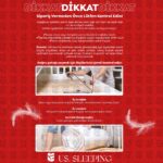 US. Sleeping Us.sleeping Ultra Ortopedik Exclusive Seri Saracens Torba Yaylı Yatak (26Cm) 90X190 - Görsel 2