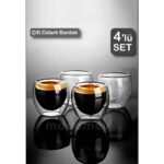 Nespresso Çift Cidarlı Espresso Bardağı 4'lü 80 ml