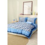 Dior Marka Nevresim Takımı Çift Kişilik Pamuklu Saten Kumaş 6 Parça 3D Dijital Baskı Duvet Cover Set Model No:40