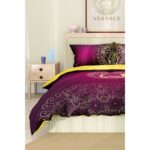 Versace Marka Nevresim Takımı Çift Kişilik Pamuklu Saten Kumaş 6 Parça 3D Dijital Baskı Duvet Cover Set Model No:93 - Görsel 4