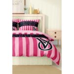 Victoria's Secret Marka Nevresim Takımı Çift Kişilik Pamuklu Saten Kumaş 6 Parça 3D Dijital Baskı Duvet Cover Set Model NO:126 - Görsel 5