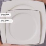 Karaca Square Bone Jamie 53 Parça 12 Kişilik Yemek Takımı Platin - Görsel 5