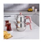 Karaca Maya Indüksiyon Tabanlı Midi Çaydanlık Takımı