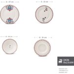 Karaca Elegance Bone Nakkaş 24 Parça 6 Kişilik Yemek Takımı - Görsel 2