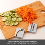 Karaca Mastermaid Prosteel Cam Mutfak Robotu Uzun Blender Ayaklı 6 Bıçaklı 2500 W Galaxy Grey - Görsel 5