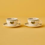 Bella Maison Lemoncello Porselen 2'li Çay Fincanı Seti (270 cc)