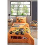 Özdilek Heavy Machine Tek Kişilik Lastikli Fitted Çarşaf Nevresim Takımı