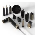 Robx 818  11 Başlık Multi Styler Hava Üflemeli Saç Şekillendirme Kurutma Çok Fonksiyonlu Ultra Set