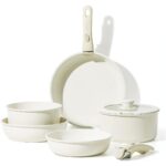 Carote 8 Parça Tencere Seti, Çıkarılabilir Saplı, Yapışmaz, Istiflenebilir, Fırın ve Indüksiyon Uyumlu