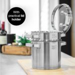 Moritz & Moritz 0 cm Süzgeçli Tencere, 5 Litre Paslanmaz Çelik, Tüm Ocak Türleri Için - Görsel 2