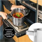 Moritz & Moritz 0 cm Süzgeçli Tencere, 5 Litre Paslanmaz Çelik, Tüm Ocak Türleri Için - Görsel 4