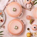 Le Creuset Dökme Demir Yuvarlak Güveç Pêche, 24CM - Görsel 2