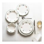 Porser Vintage Rose Fulya 24 Parça Yemek Takımı