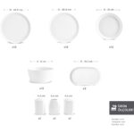 Karaca Stream Bone Bomo 53 Parça 12 Kişilik Yemek Takımı - Görsel 2