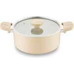 Jumbo Swiss Crystal Dark Cream 7 Parça Tencere Seti - Görsel 3