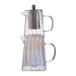 Perotti Pauline Lüster Cam Çaydanlık Takımı - Çaydanlık Seti - Görsel 4