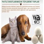 Biz Class %100 Yün Merinos Yünü 6 Top ve 6 Koku Xl Çamaşır Yün Kurutma Topu ve Kokusu Kurutma Makinesi Için - Görsel 2