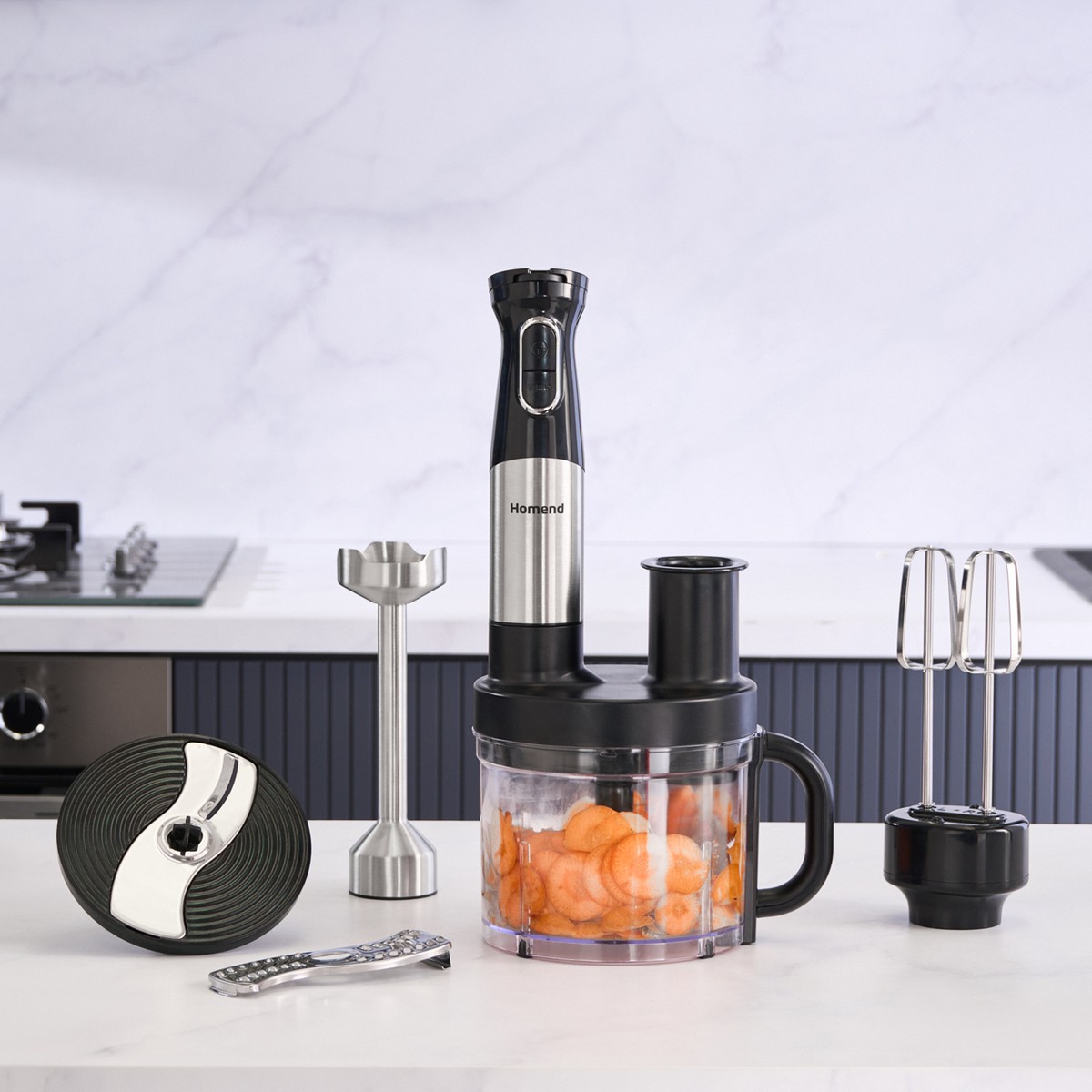 110001013801530.jpg Homend Functionall 2848H Mutfak Robotu Inox - Görsel 1