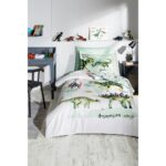 Özdilek Dinasour Time Tek Kişilik Lastikli Çarşaf Nevresim Takımı - Görsel 4