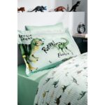 Özdilek Dinasour Time Tek Kişilik Lastikli Çarşaf Nevresim Takımı - Görsel 5