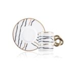 Acar Lucetta 6 Kişilik Kahve Fincanı Takımı - 90 ml - Görsel 3