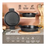 Amboss Astral 3 Parça Granit Döküm Sahan Seti