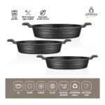 Amboss Astral 3 Parça Granit Döküm Sahan Seti - Görsel 3