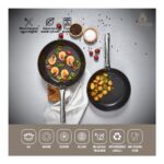 Amboss Dark Granit Tava Yanmaz Yapışmaz Titanyum Kaplama 28 cm - Görsel 2