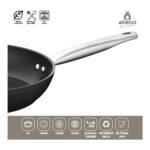 Amboss Dark Granit Tava Yanmaz Yapışmaz Titanyum Kaplama 28 cm - Görsel 4