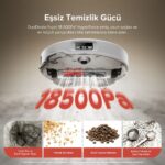 Roborock Qrevo Curv Akıllı Robot Süpürge Beyaz - Görsel 3