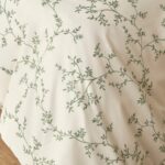 Bella Maison Lauren Pamuklu Tek Kişilik Nevresim Seti Yeşil (160X220 Cm) - Görsel 4