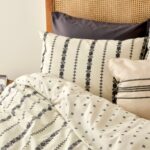 Bella Maison Olwen Pamuklu Tek Kişilik Nevresim Takımı Beyaz-Siyah (160X220 Cm) - Görsel 3