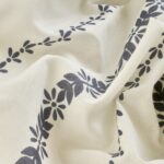 Bella Maison Olwen Pamuklu Tek Kişilik Nevresim Takımı Beyaz-Siyah (160X220 Cm) - Görsel 5