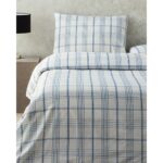 English Home Balmoral Kolay Ütülenir Çift Kişilik Nevresim Seti 200X220 cm Mavi