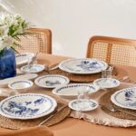 Bella Maison Vanessa Porselen 26 Parça 6 Kişilik Kahvaltı Takımı Mavi - Görsel 2