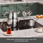 Karaca Belgrad Indüksiyon Tabanlı 15 Parça Çelik Çeyiz Seti (Karaca Astrid 6 Lt Düdüklü Tencere Hediyeli) - Görsel 4