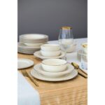 Porser Zincir Altın Yaldız Yemek Takımı 6 Kişilik 24 Parça ZNC24YKALT