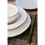 Porser Zincir Altın Yaldız Yemek Takımı 6 Kişilik 24 Parça ZNC24YKALT - Görsel 3